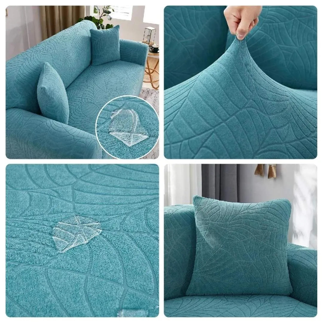 Capa de Sofá Impermeável Relevo Special - Turquesa