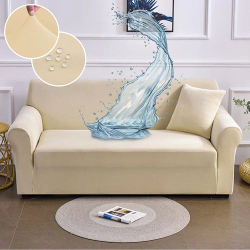 Capa de Sofá Spandex Special Impermeável - Branco Off