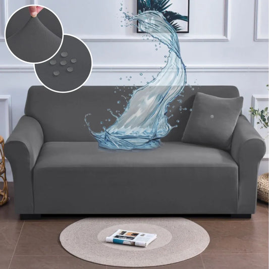 Capa de Sofá Spandex Special Impermeável - Cinza Escuro