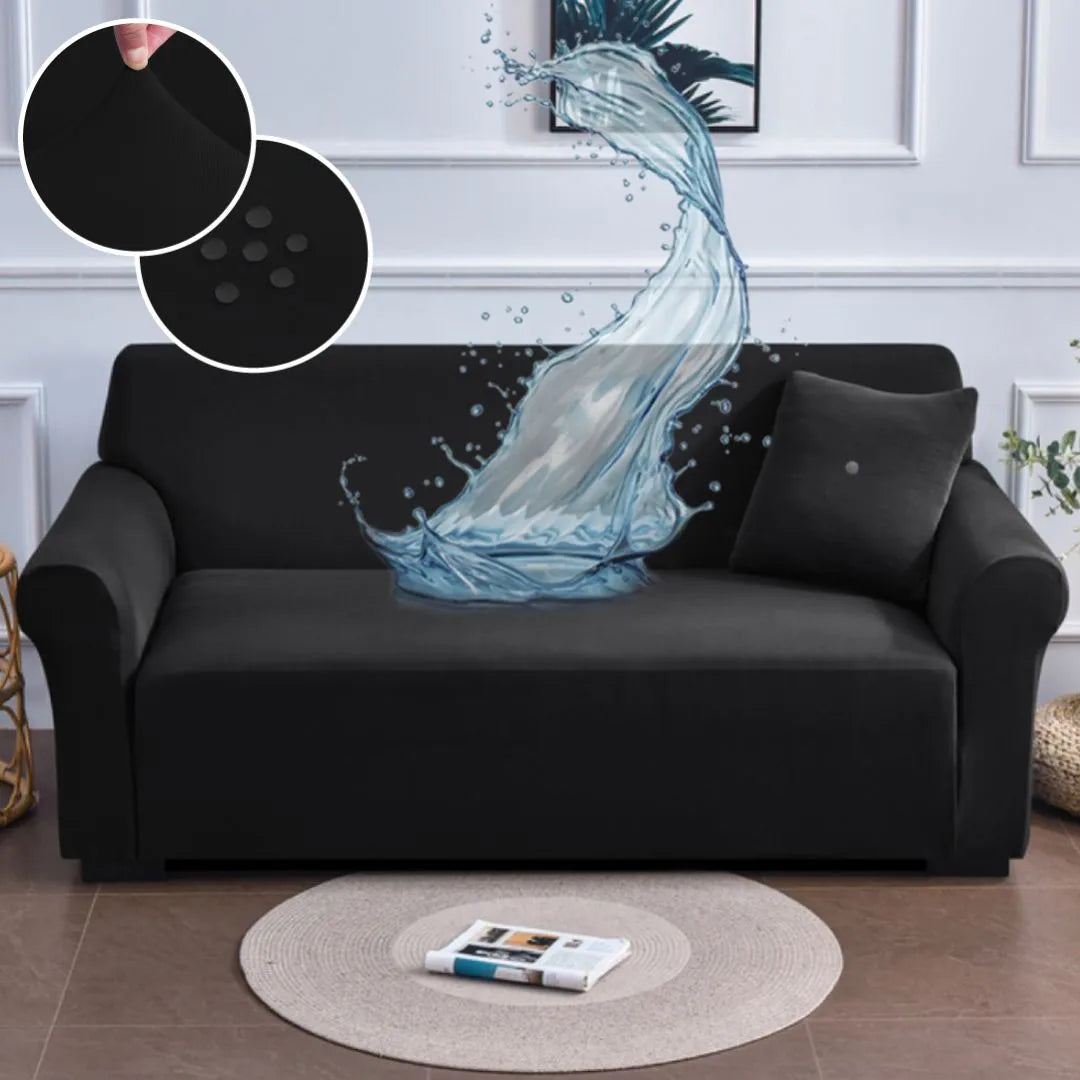 Capa de Sofá Spandex Special Impermeável - Preto