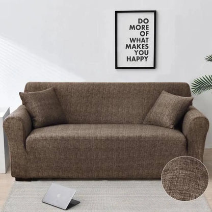 Capa de Sofá Spandex Special - Linho Chocolate