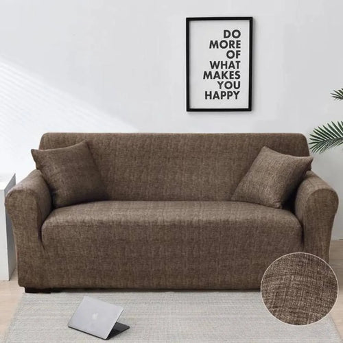 Capa de Sofá Spandex Special - Linho Chocolate