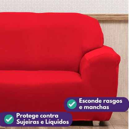 Capa de Sofá Elastex - Vermelha