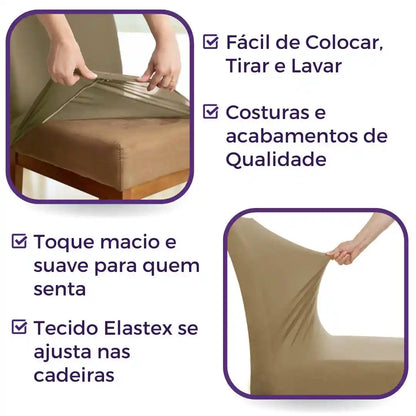 Capa para Cadeira de Jantar - Fendi