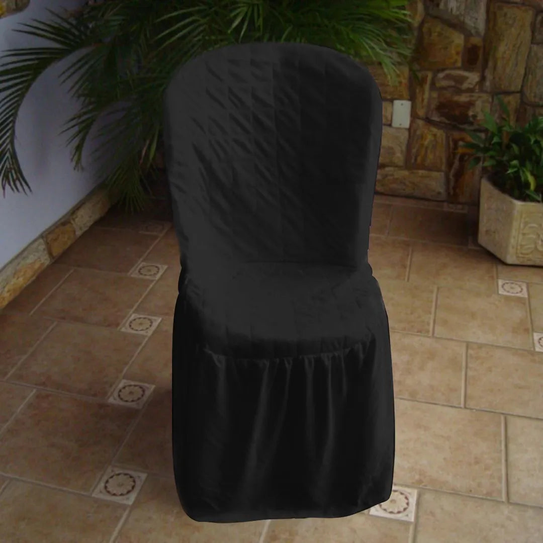 Kits 50/100 Capas de Cadeira para Festa Preta