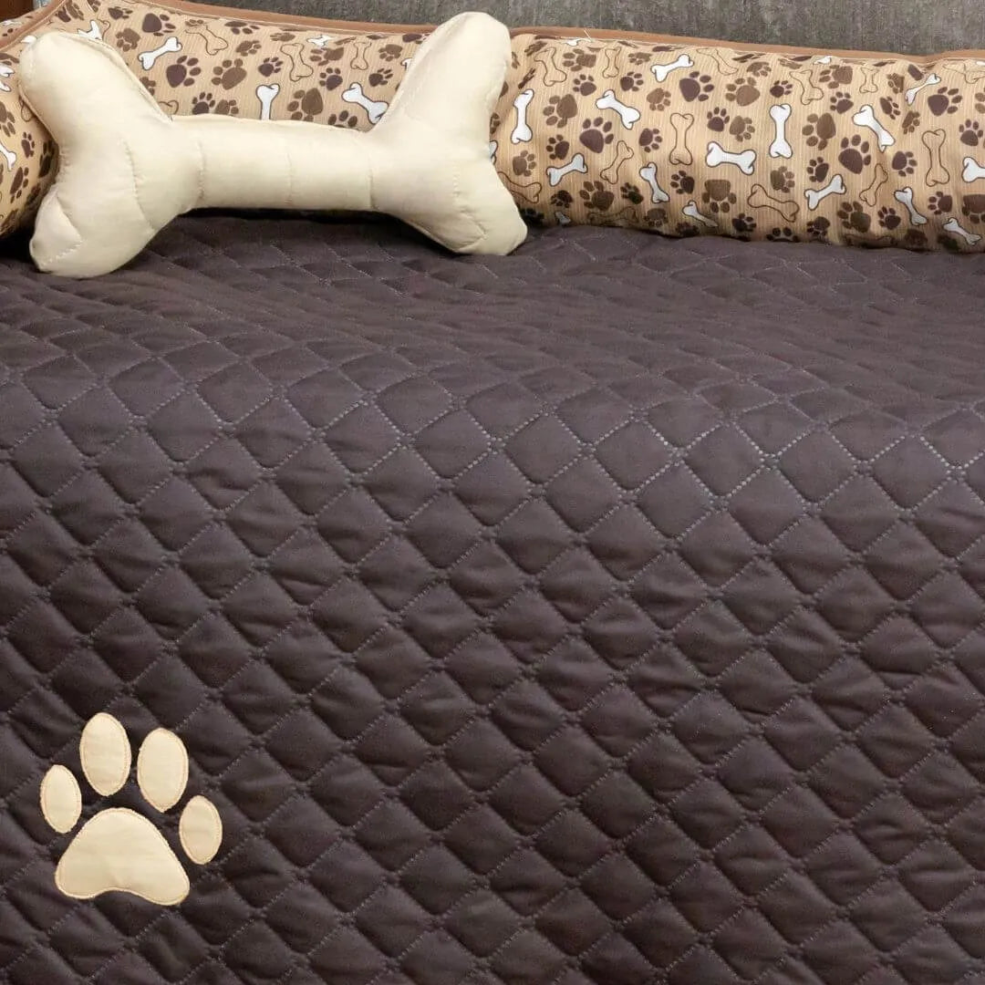 Protetor de Sofá Pet Impermeável Gigante - Tabaco