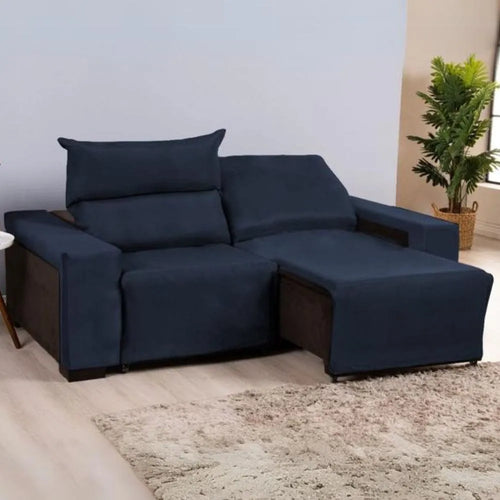 Capa para Sofá Retrátil Elastex - Azul Marinho