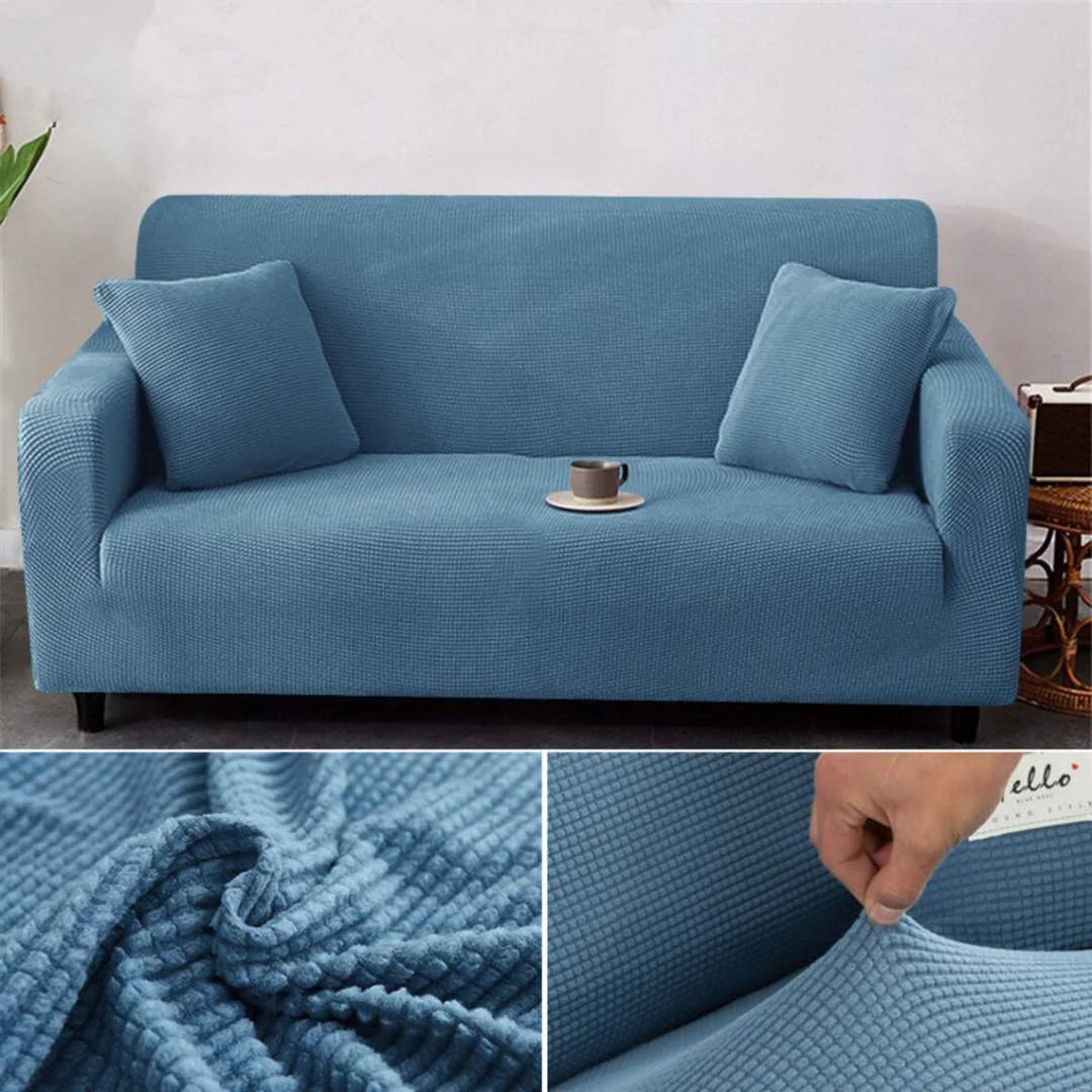 Capa de Sofá Special Confort Grid - Turquesa