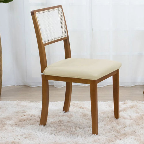 Capa para Assento de Cadeira - Creme