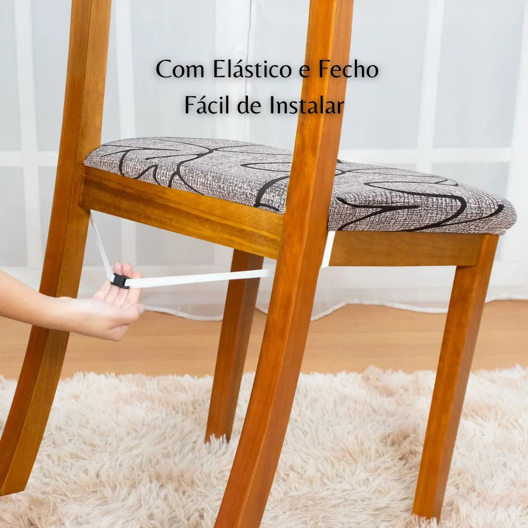 Capa para Assento de Cadeira - Florata