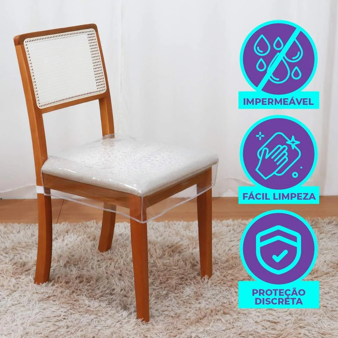 Capa para Assento de Cadeira Impermeável - Cristal