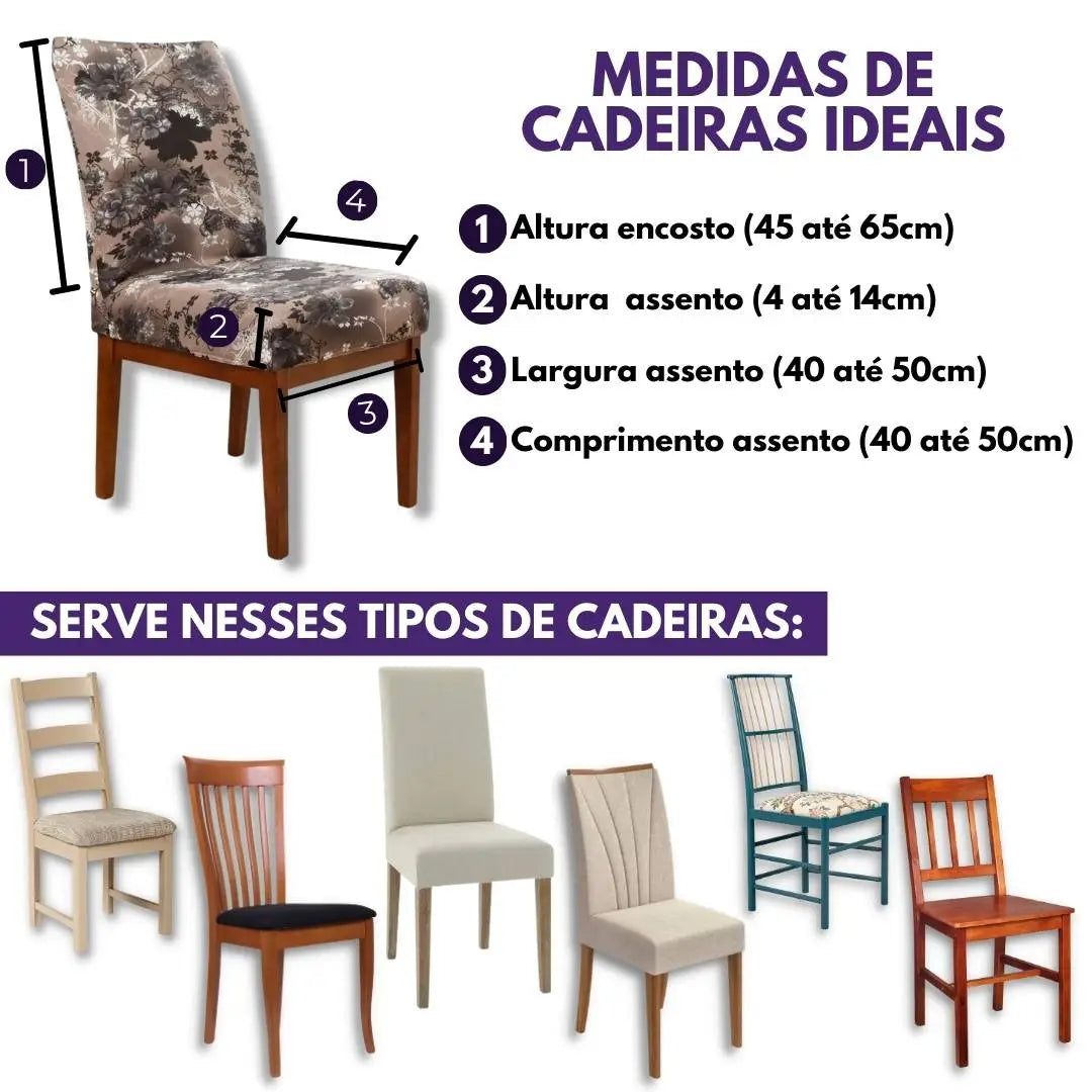 Capa para Cadeira de Jantar - Adele