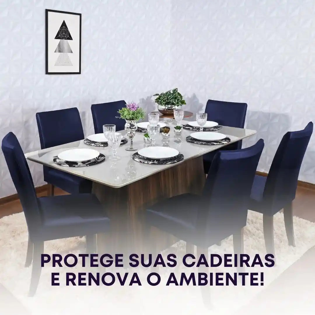 Capa de Cadeira Impermeável Deluxe - Azul Marinho