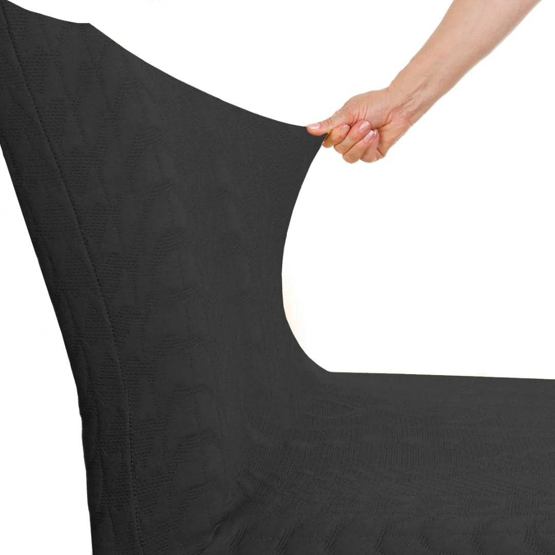 Capa Cadeira Boutique Verona - Cinza Escuro