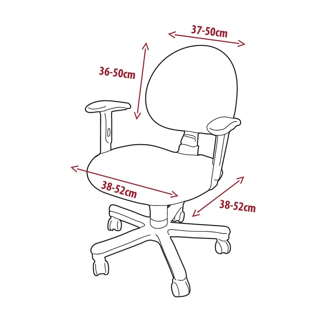 Capa para Cadeira de Escritório - Amarelo