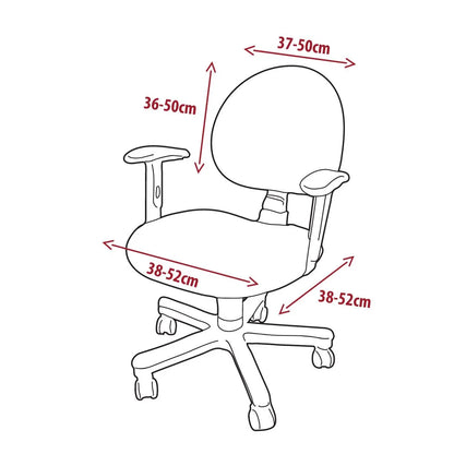 Capa para Cadeira de Escritório - Cinza