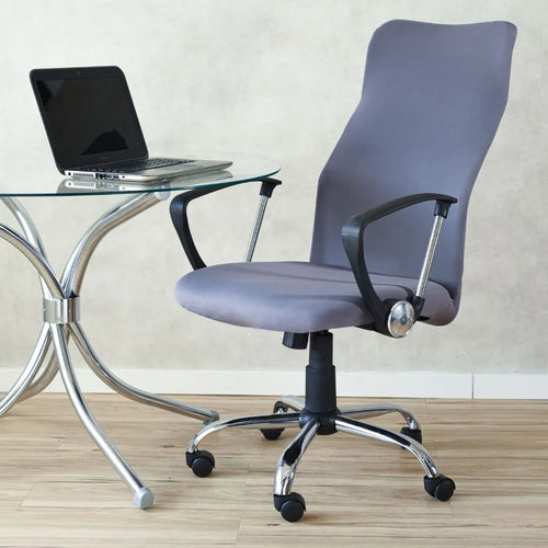 Capa para Cadeira de Escritório Presidente - Chumbo