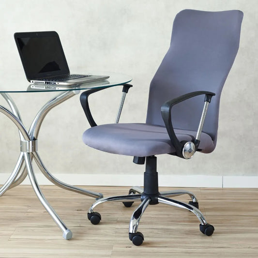 Capa para Cadeira de Escritório Presidente - Chumbo