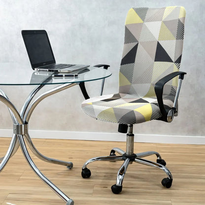 Capa para Cadeira de Escritório Presidente - Geometrica Sol