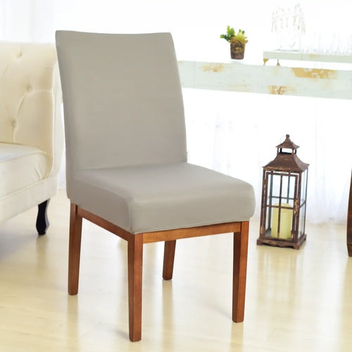 Capa Para Cadeira de Jantar - Cinza Claro