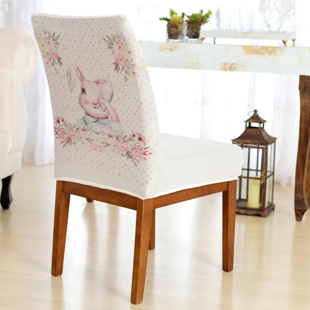 Capa para Cadeira de Jantar - Coelhinho