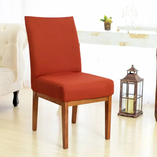 Capa Para Cadeira de Jantar - Terracota