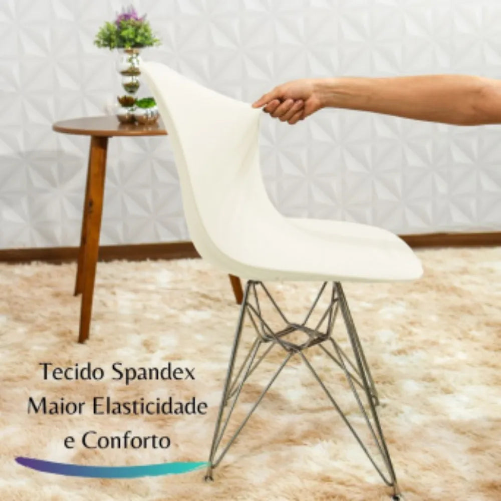 Capa para Cadeira Eiffel - Creme
