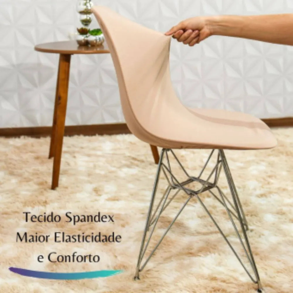 Capa para Cadeira Eiffel Spandex - Avelã