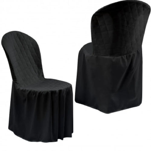 Kits 50/100 Capas de Cadeira para Festa Preta