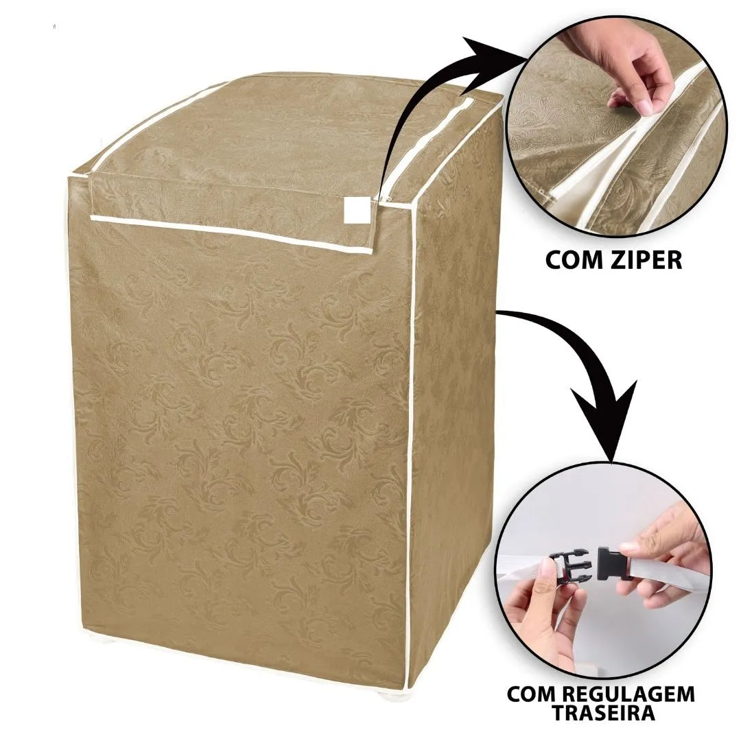 Capa para Máquina de Lavar Bege - Vários tamanhos