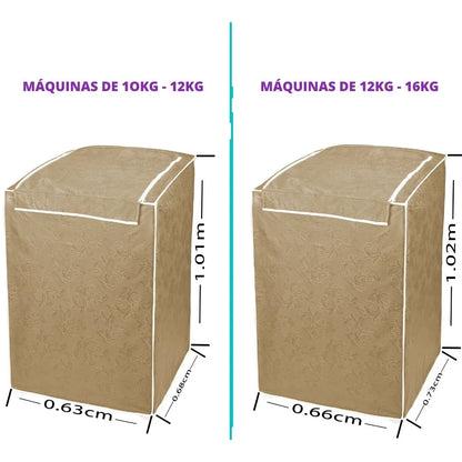 Capa para Máquina de Lavar Bege - Vários tamanhos