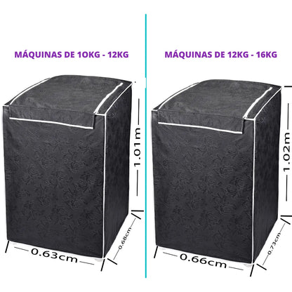 Capa para Máquina de Lavar Grafite - Vários tamanhos