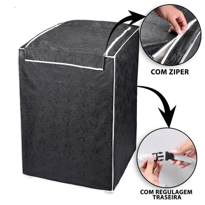 Capa para Máquina de Lavar Grafite - Vários tamanhos