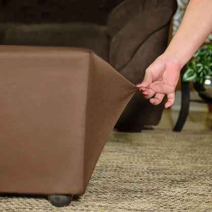 Capa para Puff Quadrado - Marrom