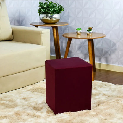 Capa para Puff Quadrado - Marsala