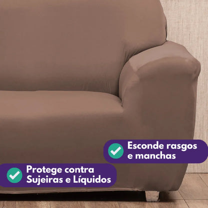 Capa de Sofá Elastex - Chocolate