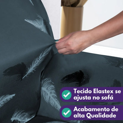 Capa de Sofá Elastex - Modern Leaf