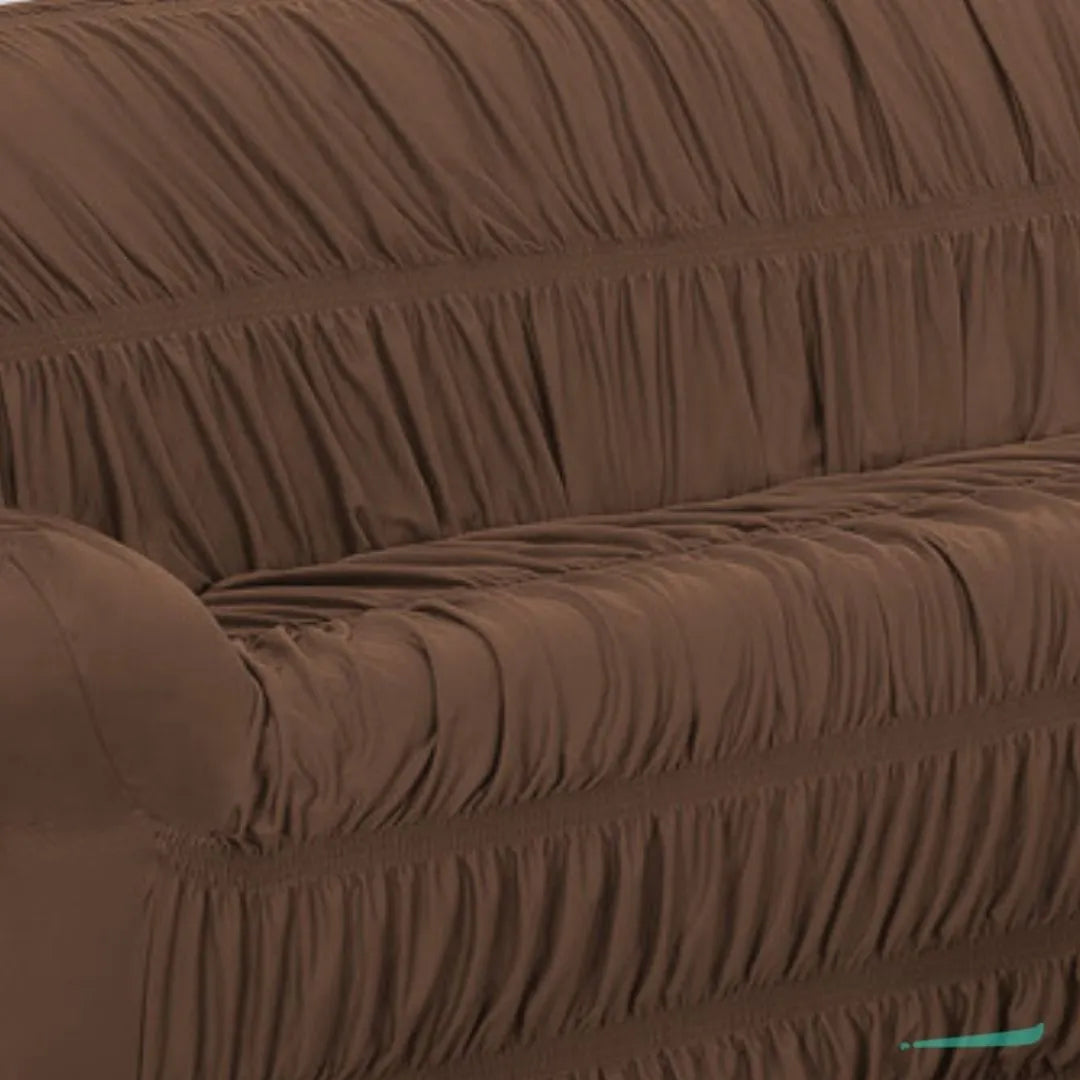 Capa de sofá Elasticada Elegance - Tabaco