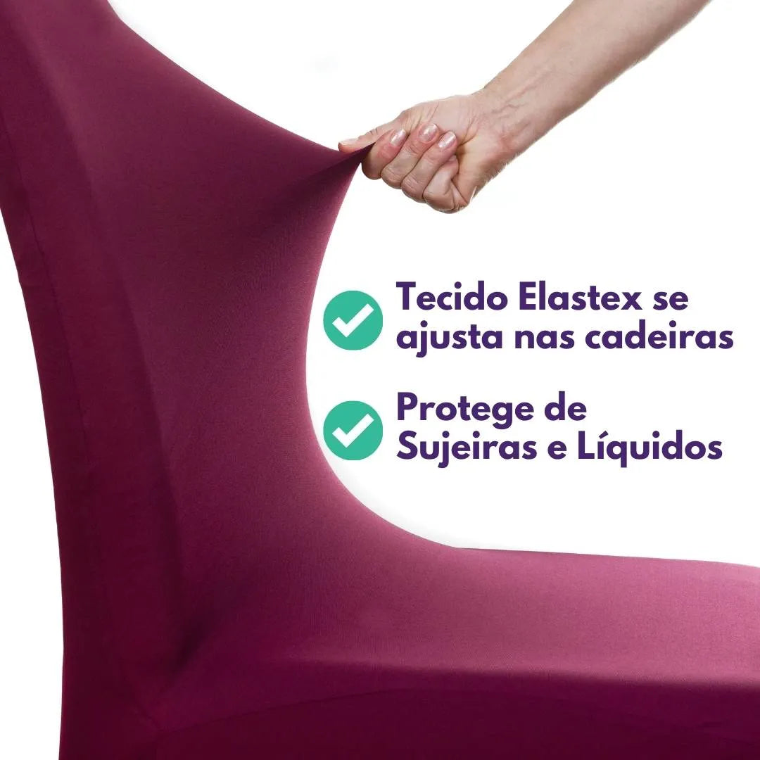 Capa Para Cadeira de Jantar - Marsala