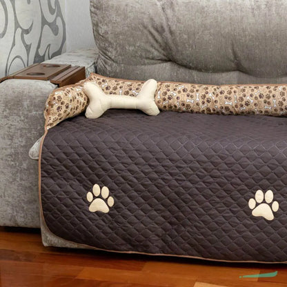 Protetor de Sofá Pet Impermeável Gigante - Tabaco