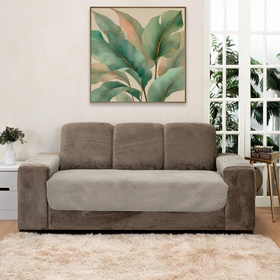 Capa Protetora Arranhão Gato Sofá Boutique -  Avelã