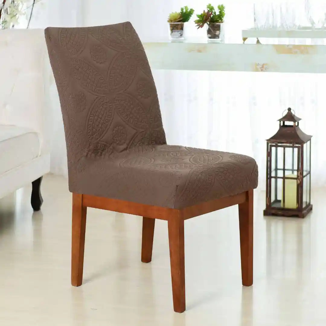 Capa Protetora de Cadeira Arranhão Gato Acolchoada - Chocolate