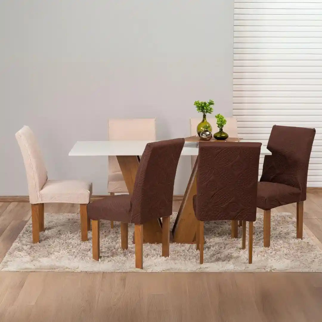 Capa Protetora de Cadeira Arranhão Gato Acolchoada - Chocolate