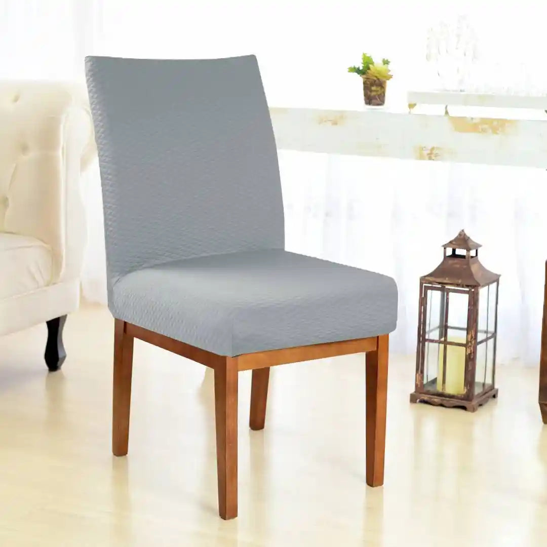 Capa Protetora Cadeira Arranhão Gato Protex Duo - Cinza Claro