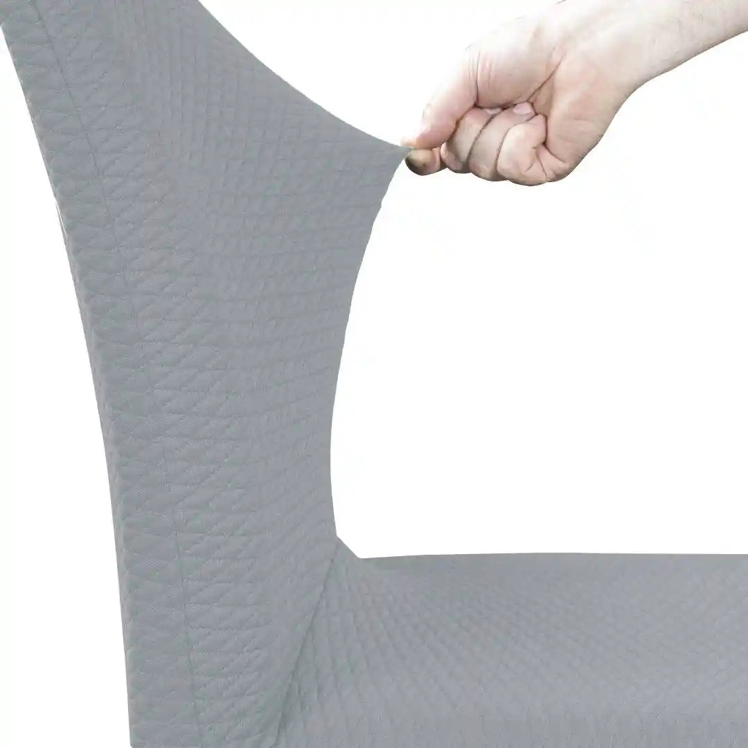 Capa Protetora Cadeira Arranhão Gato Protex Duo - Cinza Claro