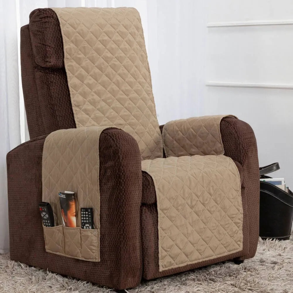 Capa Protetora para Poltrona Classic - Caqui