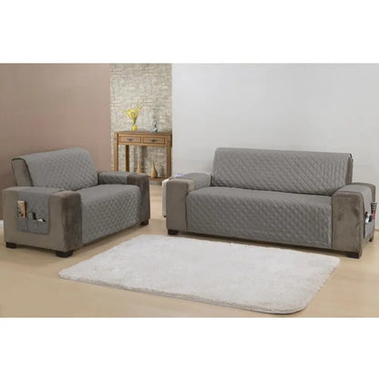 Capa Protetora para Sofá Classic Cinza