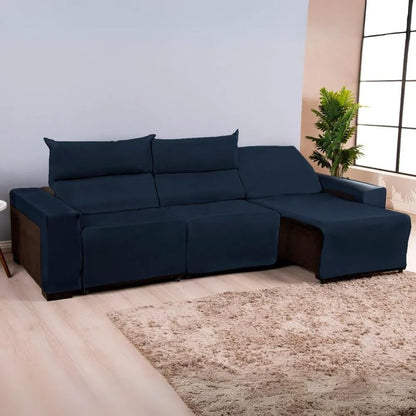 Capa para Sofá Retrátil Elastex - Azul Marinho
