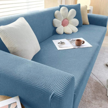 Capa de Sofá Special Confort Grid - Turquesa