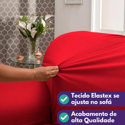 Capa de Sofá Elastex - Vermelha